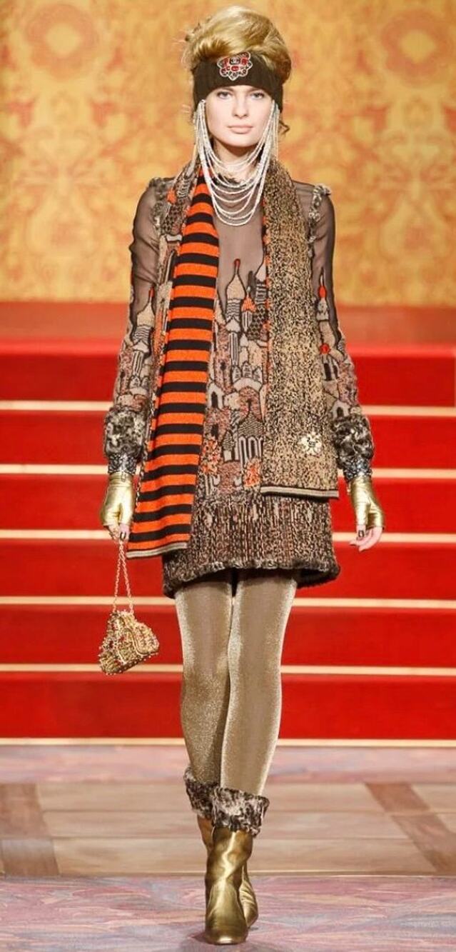 Chanel Paris–Moscow Wool-Blend Embroidered Mini Dress – Size 38 – New With Tags